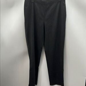 Lafayette 148 New York Black Straight Leg Pants
